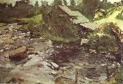 Valentin Serov Watermill in Finland oil painting